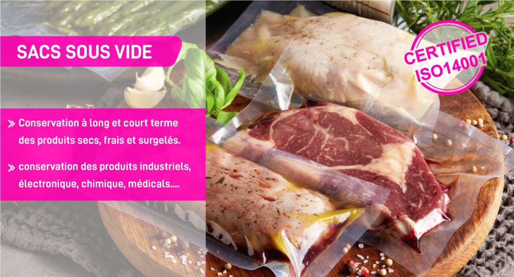 Sacs sous vide