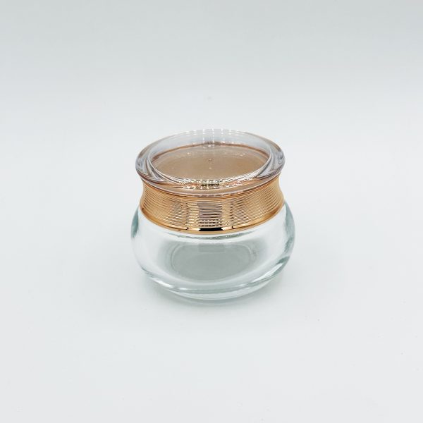 Bocale en verre transparent cristal 60ML inpak