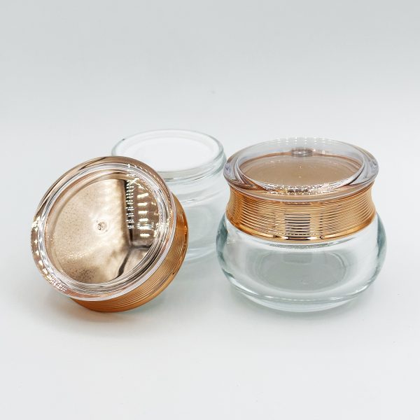 Bocale en verre transparent cristal 60ML inpak
