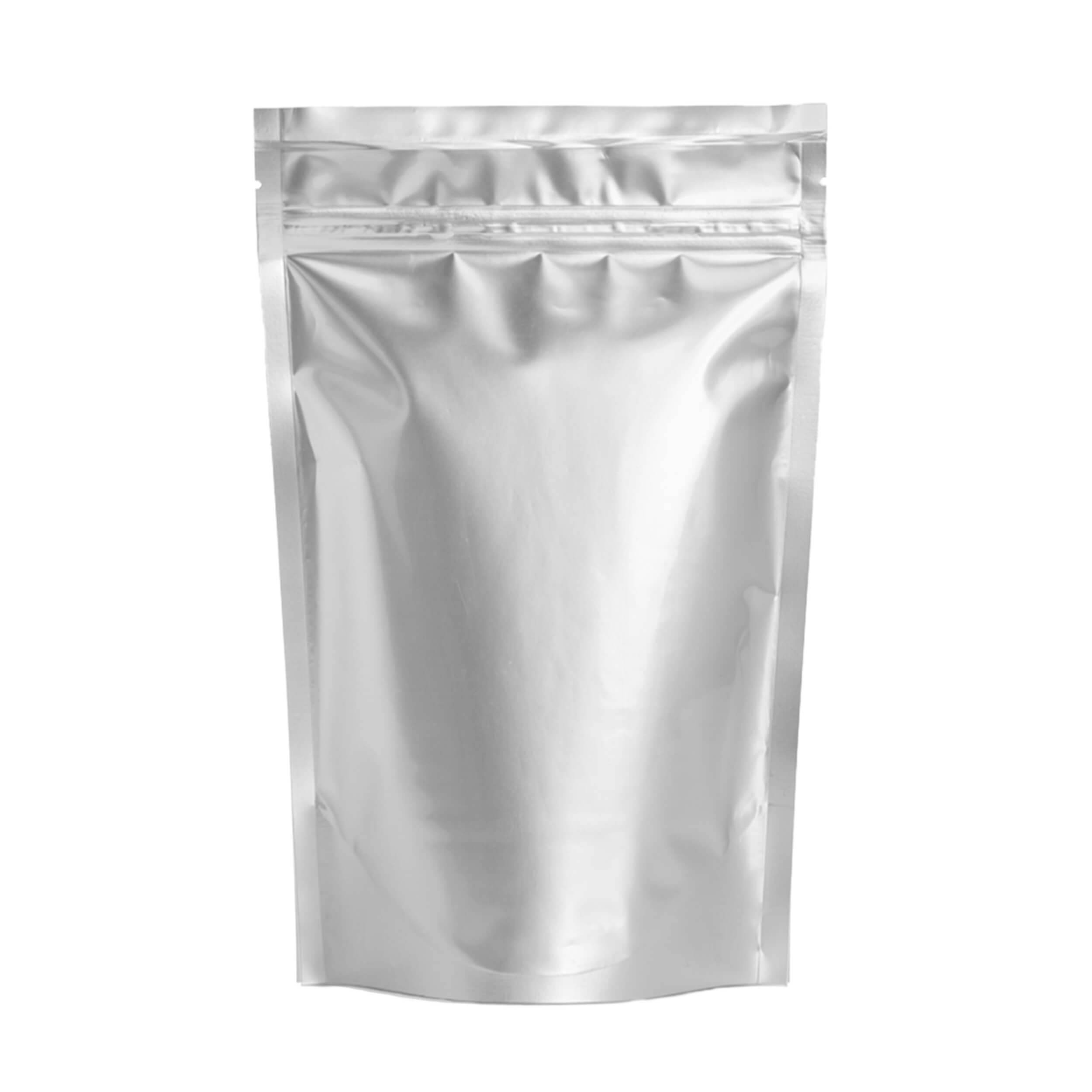 Lot De 100 Sachets Doypack Avec Fenêtre - Aluminium/Mylar, Zip Hermétique, 12x20cm - Pour Aliments